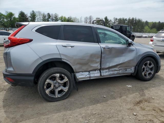 5J6RW2H84KL000218 - 2019 HONDA CR-V EXL SILVER photo 3