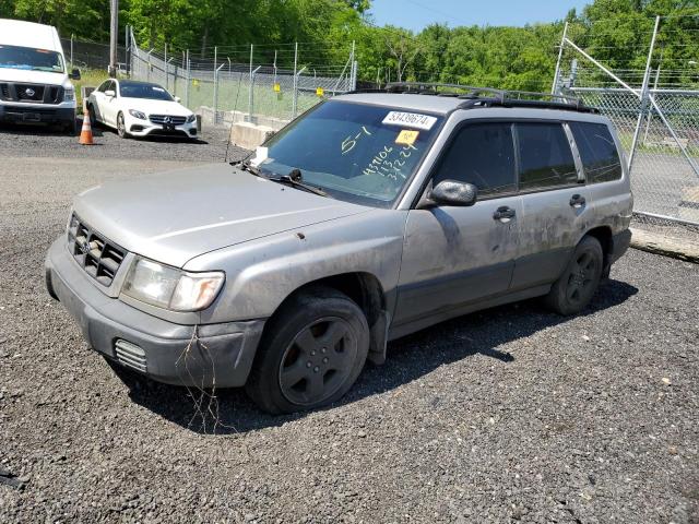 JF1SF6358XH707821 - 1999 SUBARU FORESTER L SILVER photo 1