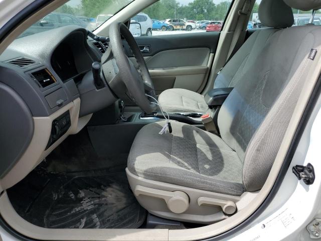 3FAHP0GA2CR101225 - 2012 FORD FUSION S WHITE photo 7