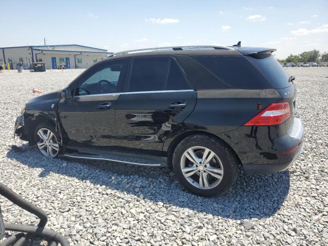 4JGDA5HB9FA462301 - 2015 MERCEDES-BENZ ML 350 4MATIC BLACK photo 2