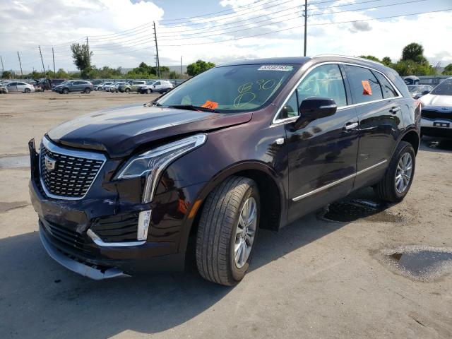 1GYKNCRS1MZ213244 - 2021 CADILLAC XT5 PREMIUM LUXURY PURPLE photo 1