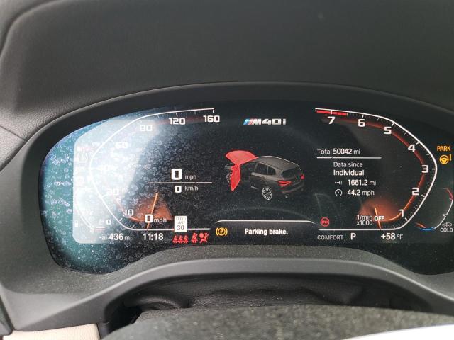 5UXTY9C09L9D28346 - 2020 BMW X3 XDRIVEM40I WHITE photo 9