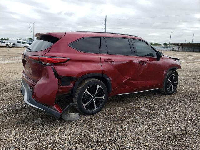 5TDLZRBHXMS119333 - 2021 TOYOTA HIGHLANDER XSE RED photo 3