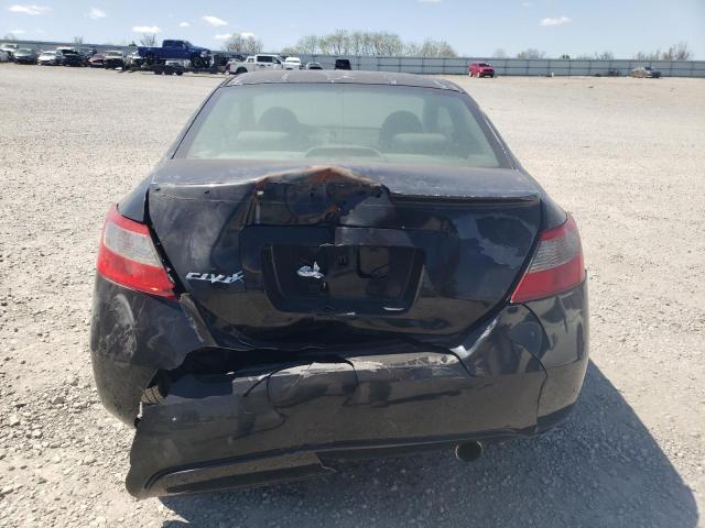 2HGFG1B96AH512173 - 2010 HONDA CIVIC EXL BLACK photo 6