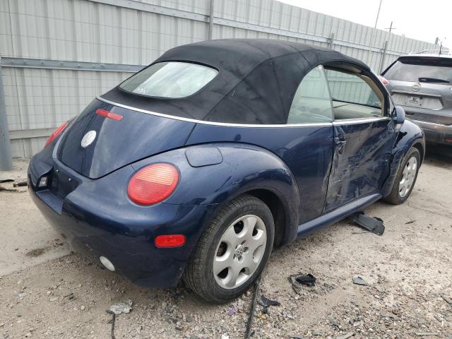 3VWCK21Y03M311983 - 2003 VOLKSWAGEN NEW BEETLE GLS BLUE photo 3