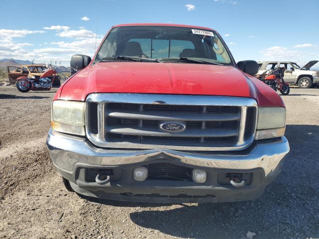 1FTNW20S54ED22899 - 2004 FORD F250 SUPER DUTY RED photo 5