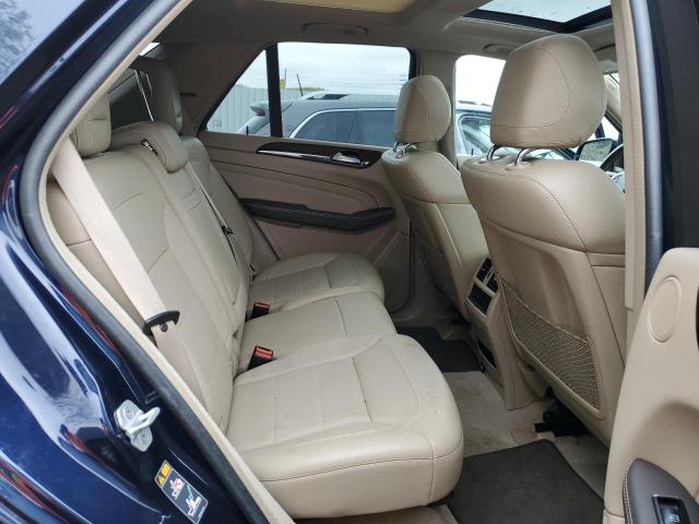4JGDA5HB4EA339312 - 2014 MERCEDES-BENZ ML 350 4MATIC BLUE photo 10