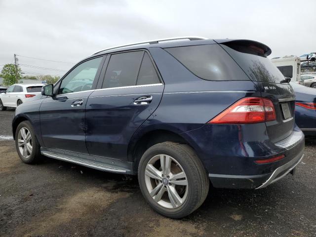 4JGDA5HB4EA339312 - 2014 MERCEDES-BENZ ML 350 4MATIC BLUE photo 2
