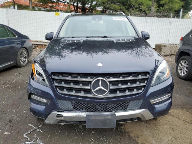 4JGDA5HB4EA339312 - 2014 MERCEDES-BENZ ML 350 4MATIC BLUE photo 5