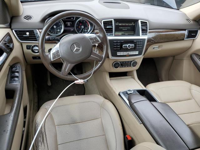 4JGDA5HB4EA339312 - 2014 MERCEDES-BENZ ML 350 4MATIC BLUE photo 8