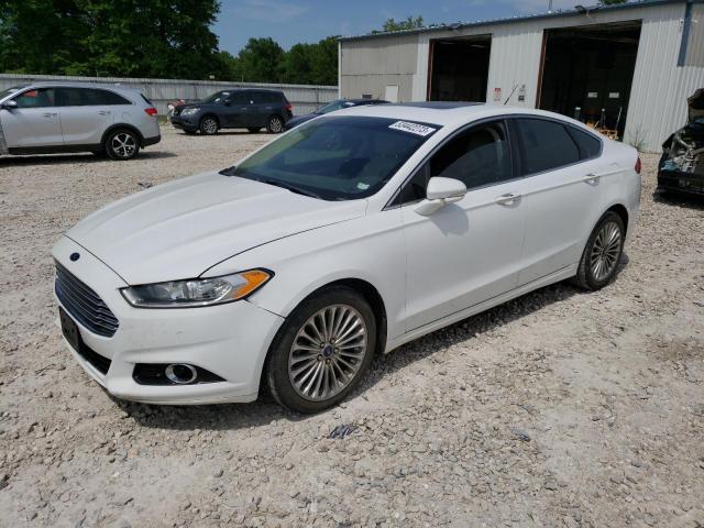 3FA6P0K96FR268034 - 2015 FORD FUSION TITANIUM WHITE photo 1