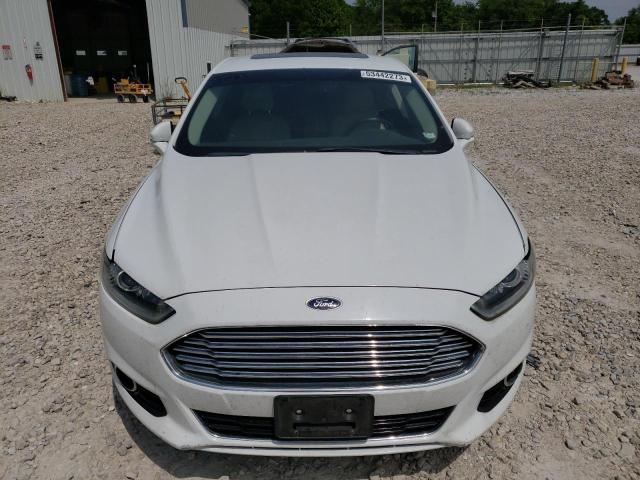 3FA6P0K96FR268034 - 2015 FORD FUSION TITANIUM WHITE photo 5