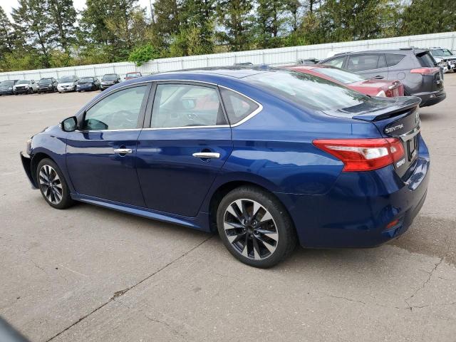 3N1AB7AP4JY219153 - 2018 NISSAN SENTRA S BLUE photo 2