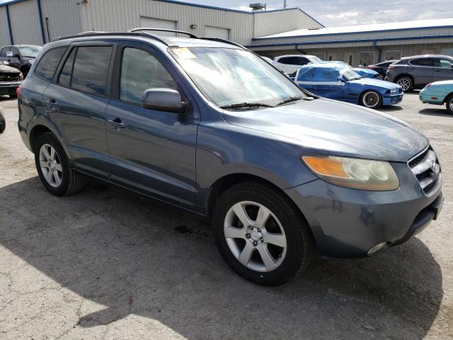 5NMSH13E57H033617 - 2007 HYUNDAI SANTA FE SE BLUE photo 4