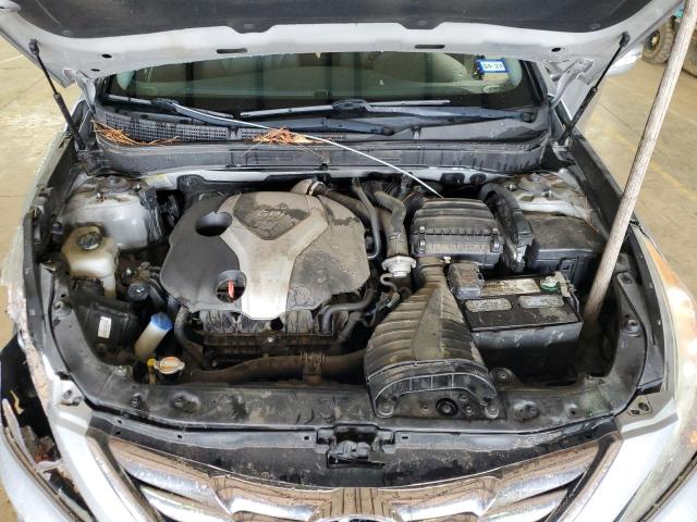 5NPEC4AB0DH542468 - 2013 HYUNDAI SONATA SE SILVER photo 11