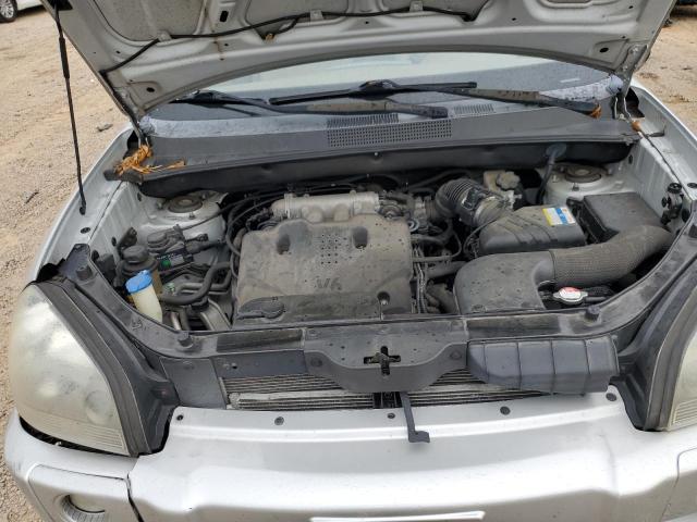 KM8JN12D28U861790 - 2008 HYUNDAI TUCSON SE SILVER photo 11