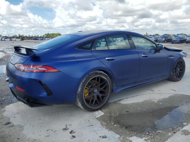 WDD7X8KB5KA006287 - 2019 MERCEDES-BENZ AMG GT 63 S BLUE photo 3