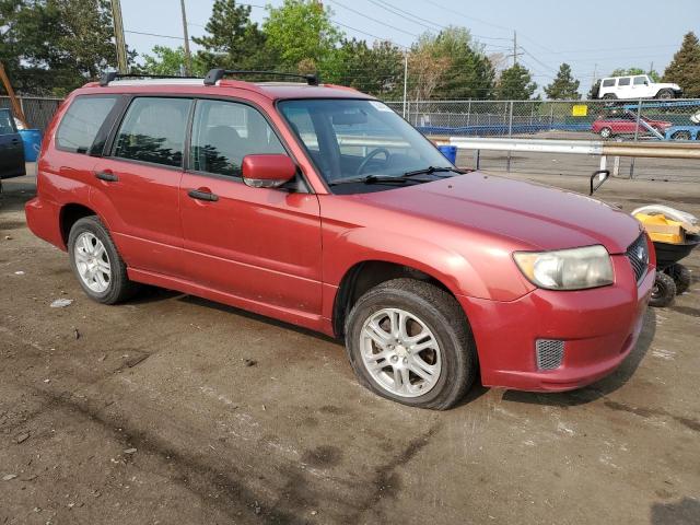 JF1SG66668H730422 - 2008 SUBARU FORESTER SPORTS 2.5X RED photo 4