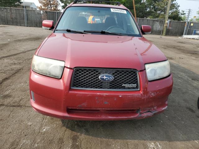 JF1SG66668H730422 - 2008 SUBARU FORESTER SPORTS 2.5X RED photo 5