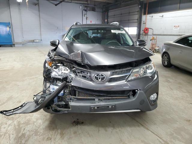 2T3RFREV4FW308095 - 2015 TOYOTA RAV4 XLE ნაცრისფერი ფოტო 5