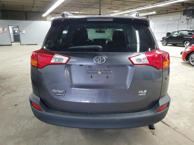 2T3RFREV4FW308095 - 2015 TOYOTA RAV4 XLE ნაცრისფერი ფოტო 6