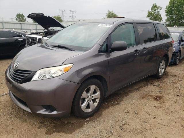 5TDKA3DC1CS011330 - 2012 TOYOTA SIENNA BASE GRAY photo 1