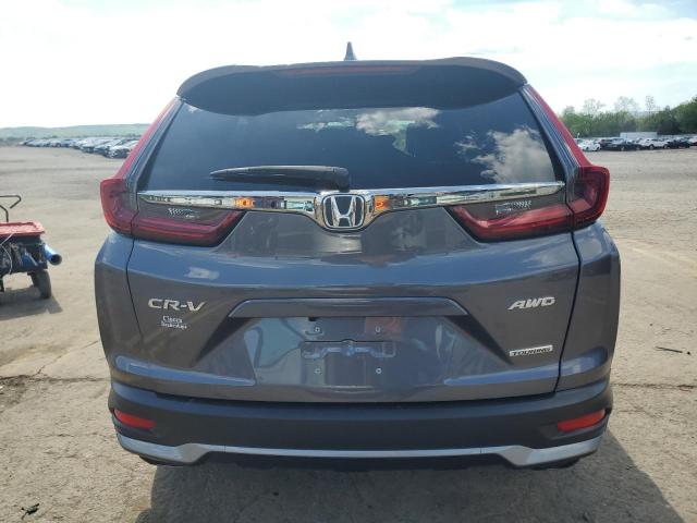 2HKRW2H93MH630155 - 2021 HONDA CR-V TOURING GRAY photo 6