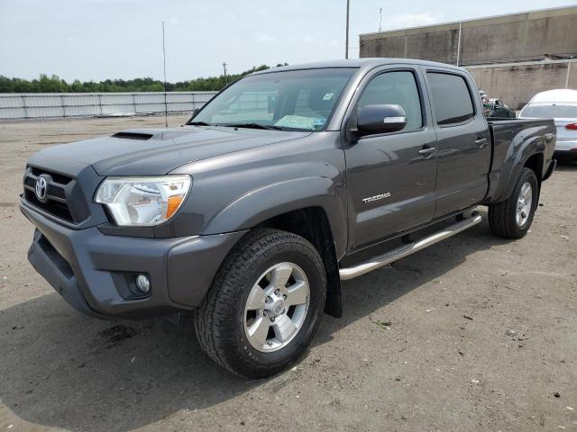 3TMMU4FN1FM079653 - 2015 TOYOTA TACOMA DOUBLE CAB LONG BED GRAY photo 1