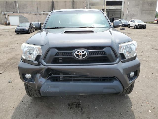 3TMMU4FN1FM079653 - 2015 TOYOTA TACOMA DOUBLE CAB LONG BED GRAY photo 5