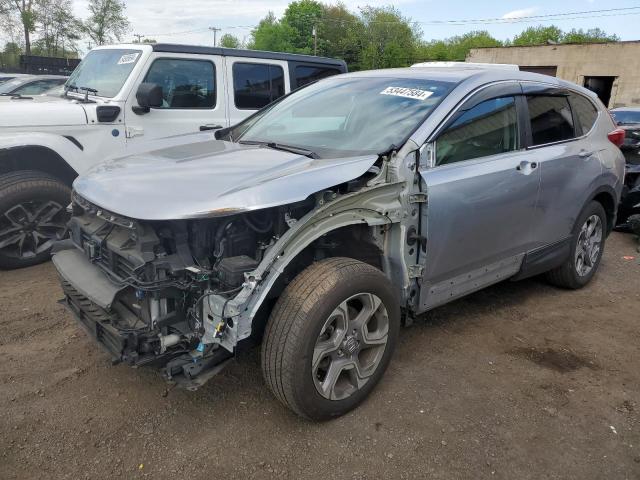 2HKRW2H85KH660441 - 2019 HONDA CR-V EXL SILVER photo 1