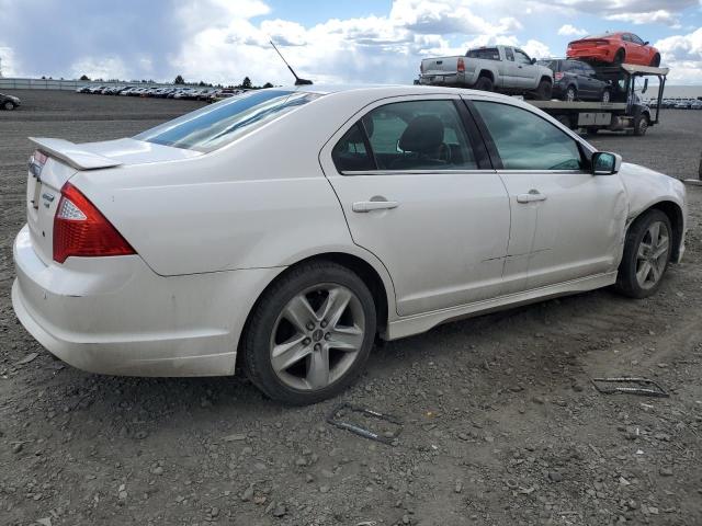 3FAHP0DC2BR155905 - 2011 FORD FUSION SPORT WHITE photo 3