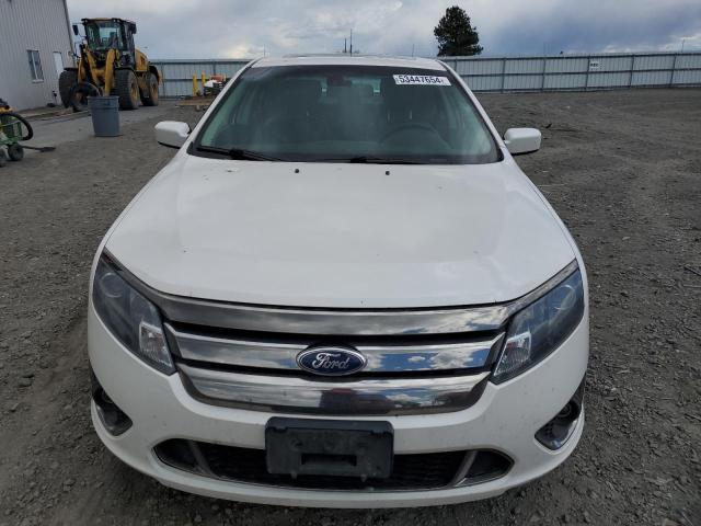 3FAHP0DC2BR155905 - 2011 FORD FUSION SPORT WHITE photo 5