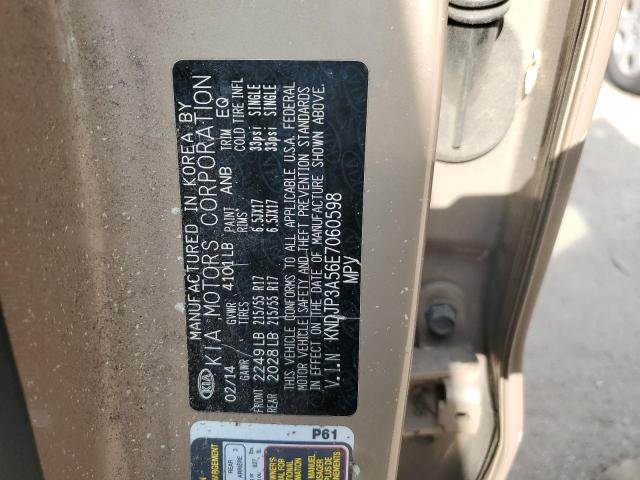 KNDJP3A56E7060598 - 2014 KIA SOUL + BROWN photo 13