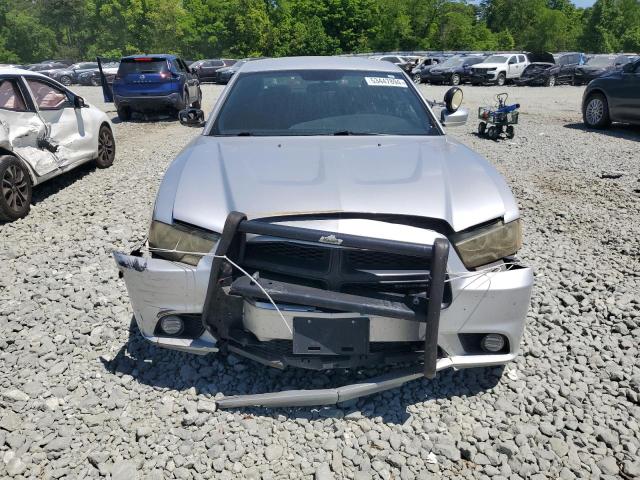 2C3CDXAT0CH130111 - 2012 DODGE CHARGER POLICE SILVER photo 5