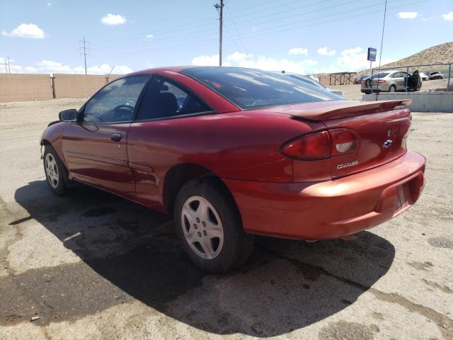 1G1JC124617334620 - 2001 CHEVROLET CAVALIER BURGUNDY photo 2