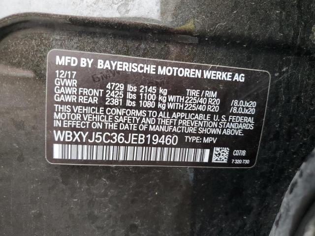 WBXYJ5C36JEB19460 - 2018 BMW X2 XDRIVE28I გრაფიტი ფოტო 13