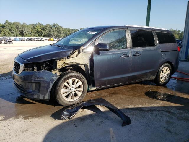 KNDMB5C10G6093123 - 2016 KIA SEDONA LX TEAL photo 1