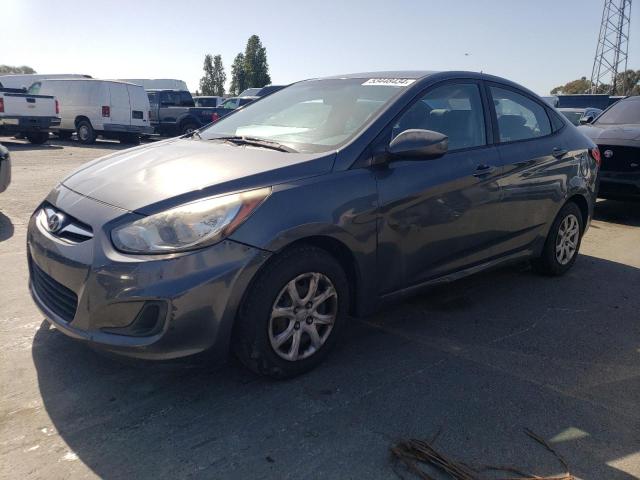 KMHCT4AE7DU274392 - 2013 HYUNDAI ACCENT GLS GRAY photo 1