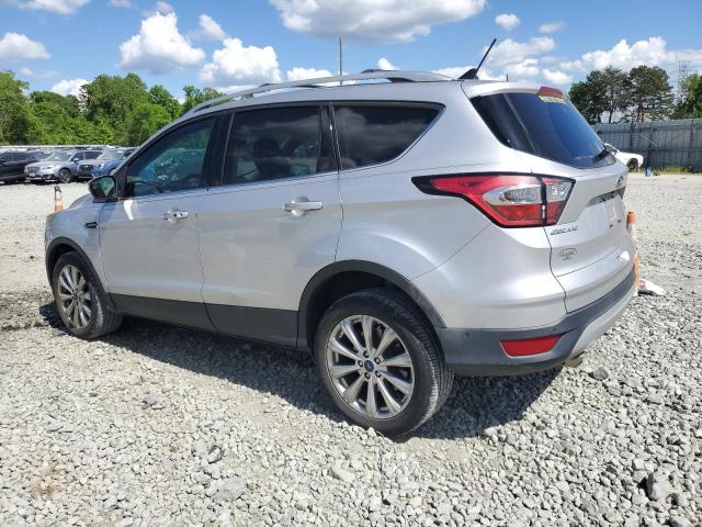 1FMCU9J99JUA27576 - 2018 FORD ESCAPE TITANIUM SILVER photo 2