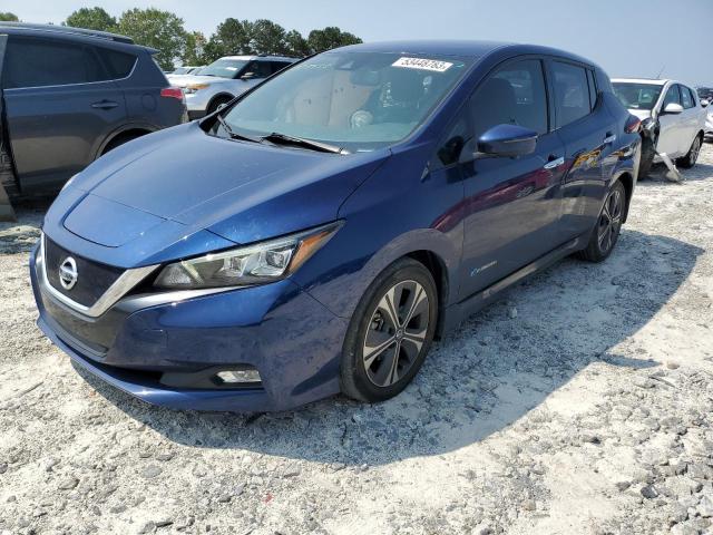 1N4AZ1CPXJC306475 - 2018 NISSAN LEAF S BLUE photo 1