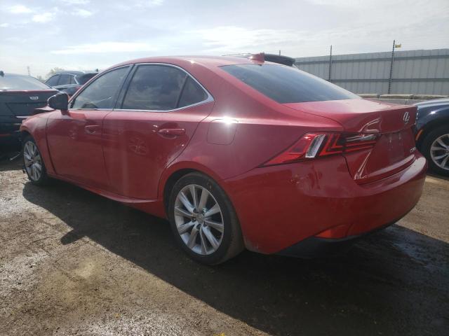 JTHBA1D24G5023932 - 2016 LEXUS IS 200T RED photo 2