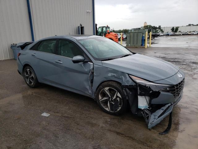 KMHLP4AG1PU454350 - 2023 HYUNDAI ELANTRA LIMITED GRAY photo 4