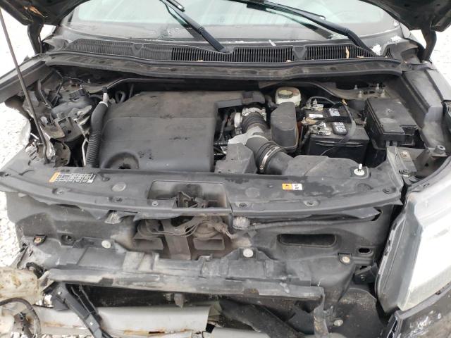 1FM5K7D88GGA80105 - 2016 FORD EXPLORER XLT BLACK photo 12