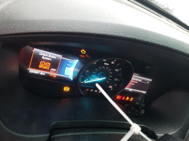 1FM5K7D88GGA80105 - 2016 FORD EXPLORER XLT BLACK photo 9