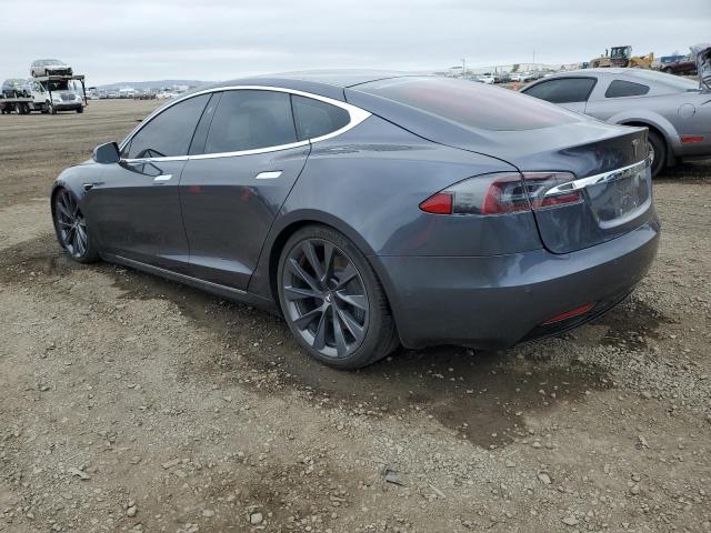 5YJSA1E27LF415456 - 2020 TESLA MODEL S GRAY photo 2