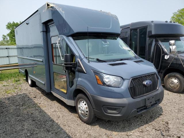 1FDDF6P81MKA97102 - 2021 FORD TRANSIT T-350 HD BLUE photo 4