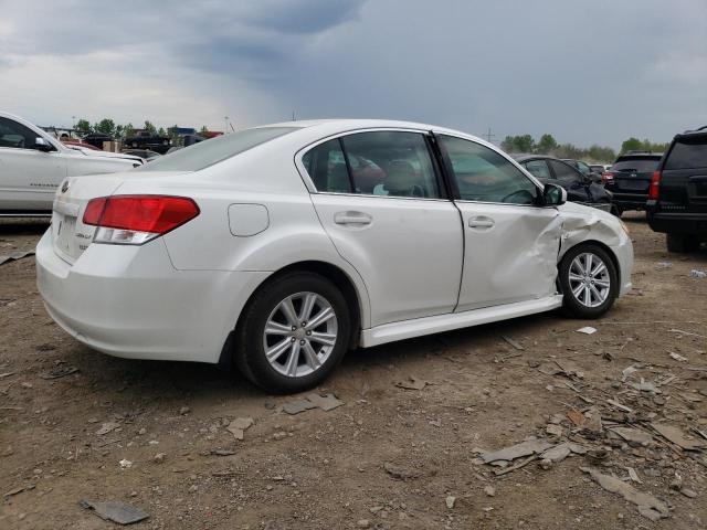 4S3BMBB63B3231437 - 2011 SUBARU LEGACY 2.5I PREMIUM WHITE photo 3