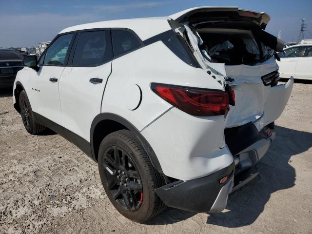 3GNKBCR40PS102709 - 2023 CHEVROLET BLAZER 2LT WHITE photo 2