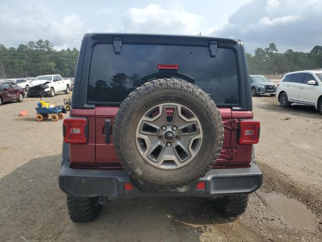 1C4HJXDN2MW679528 - 2021 JEEP WRANGLER U SPORT MAROON photo 6