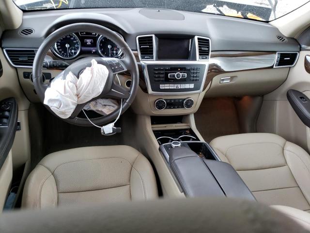 4JGDA5HBXEA329268 - 2014 MERCEDES-BENZ ML 350 4MATIC BLACK photo 8